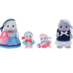 EPOCH Sylvanian Families Pack Familia Foca- Muñecas