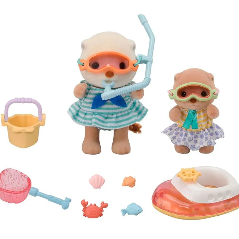 EPOCH Sylvanian Families Pack Hermanas Nutria Marina- Muñecas