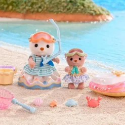 EPOCH Sylvanian Families Pack Hermanas Nutria Marina- Muñecas