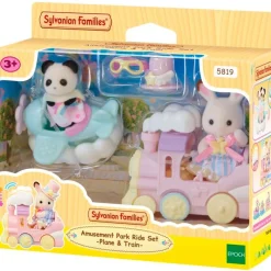 EPOCH Sylvanian Families Parque de Atracciones Tren y Avión- Muñecas