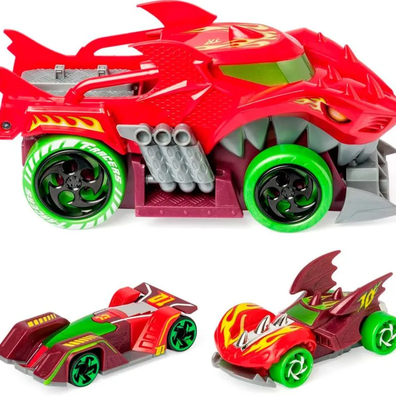 MAGIC BOX Figuras Y Figuras De Acción|Manualidades|T- Racers Mix 'N Race Squad Launcher Dragon