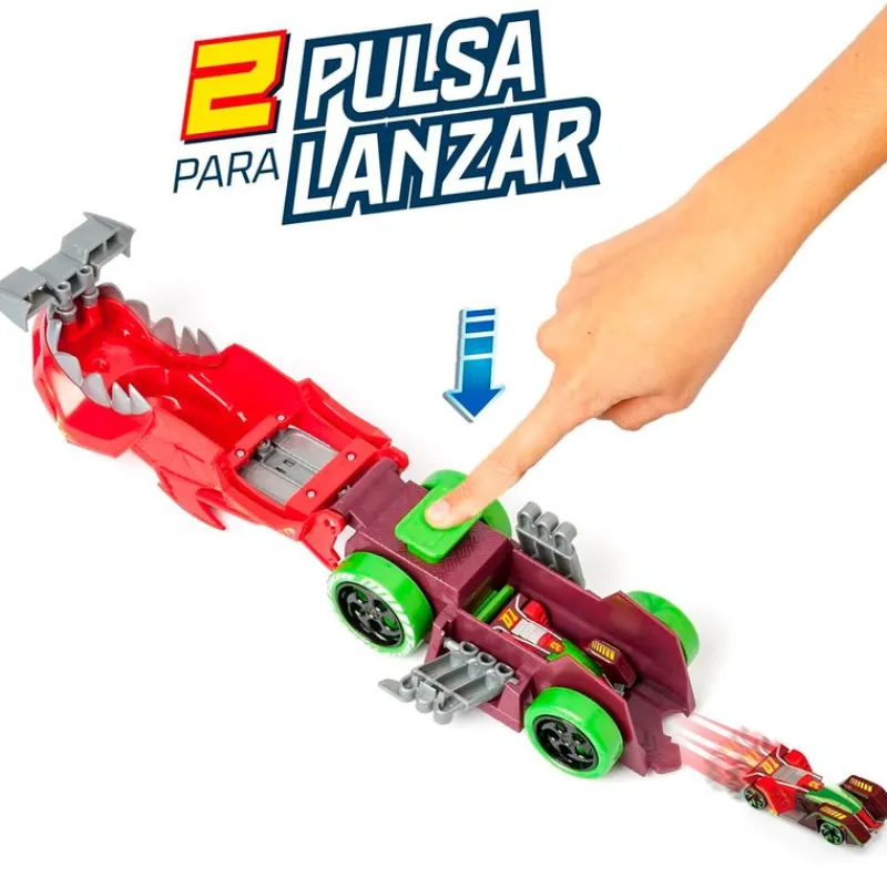 MAGIC BOX Figuras Y Figuras De Acción|Manualidades|T- Racers Mix 'N Race Squad Launcher Dragon
