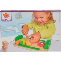 SIMBA Tabla de Madera Infantil Corte de Verduras- Juegos De Madera|Juegos Y Juguetes De Imitación