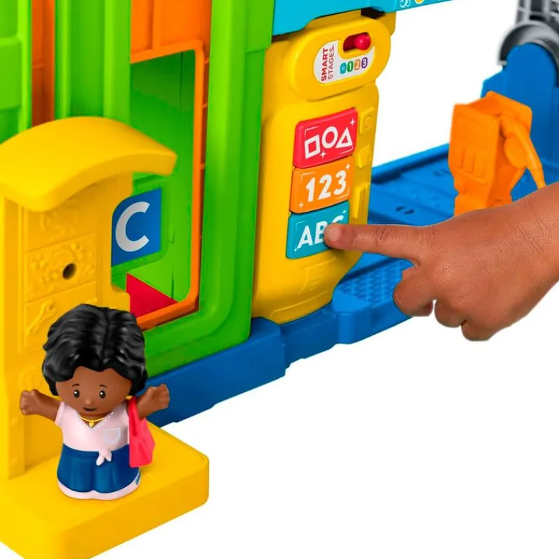 FISHER PRICE Vehículos, Trenes Y Parkings|Taller de Aprendizaje Luminoso