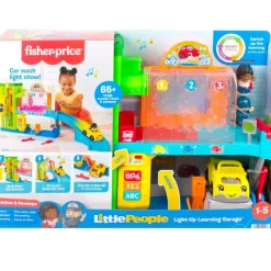 FISHER PRICE Vehículos, Trenes Y Parkings|Taller de Aprendizaje Luminoso
