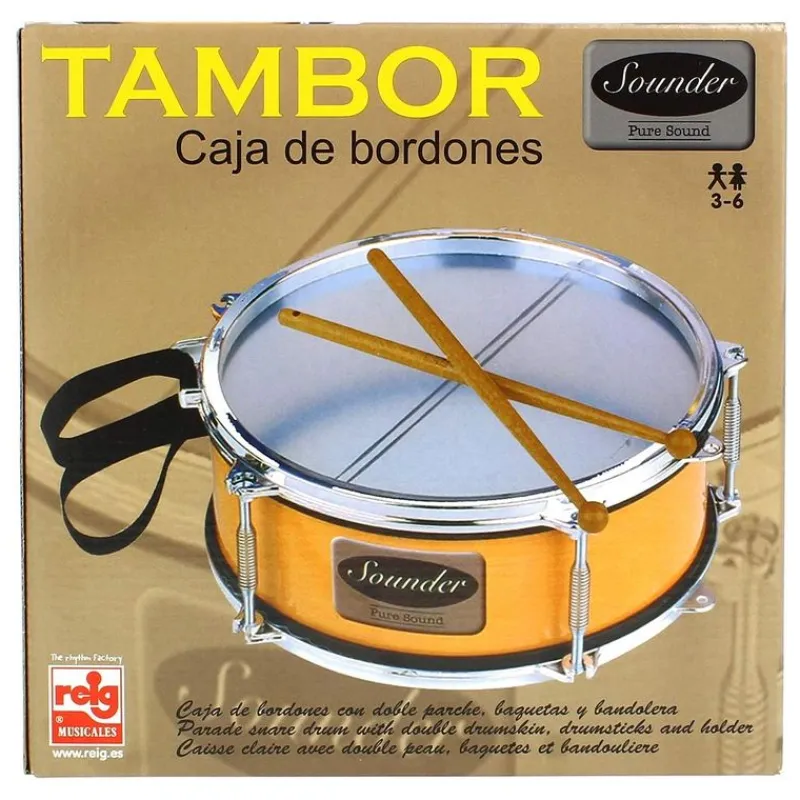 CLAUDIO REIG Instrumentos Musicales|Tambor Infantil Metalizado