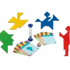 CAYRO Primera Infancia Y Preescolar|Juegos De Mesa|Tangram 4 Jugadores