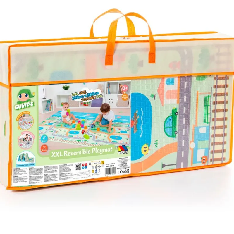 MOLTO Primera Infancia Y Preescolar|Tapiz Suelo XXL Reversible Playmat