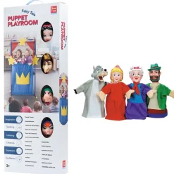 DRIM DISCOUNT Juegos Y Juguetes De Imitación|Teatro en Pie + Títeres Niña del Bosque Surtido