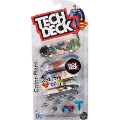 SPIN MASTER Tech Deck Mini Monopatín Pack Superman- Figuras Y Figuras De Acción