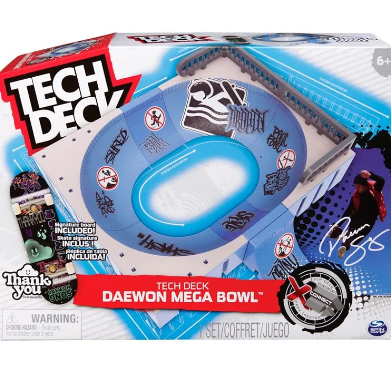 SPIN MASTER Tech Deck Skate Mega Bowl X-Connect Park Creator- Figuras Y Figuras De Acción