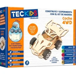 SELECCION DRIM Teckids Construye Coche 4x4- Juegos Y Juguetes Educativos|Juegos De Madera