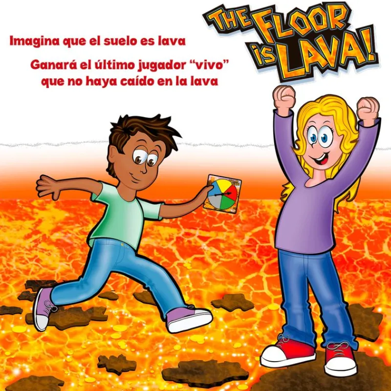GOLIATH The Floor is Lava Juego de Mesa- Juegos De Mesa