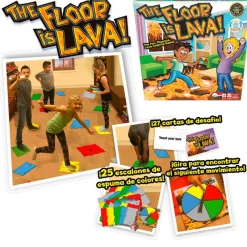 GOLIATH The Floor is Lava Juego de Mesa- Juegos De Mesa