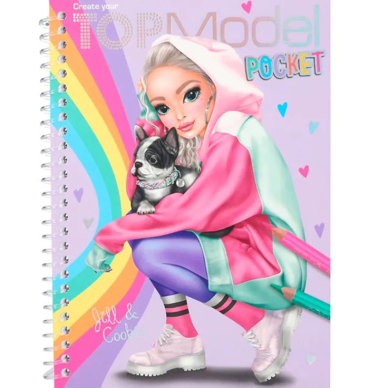 DEPESCHE Top Model Cuaderno para Colorear- Manualidades|Escolar