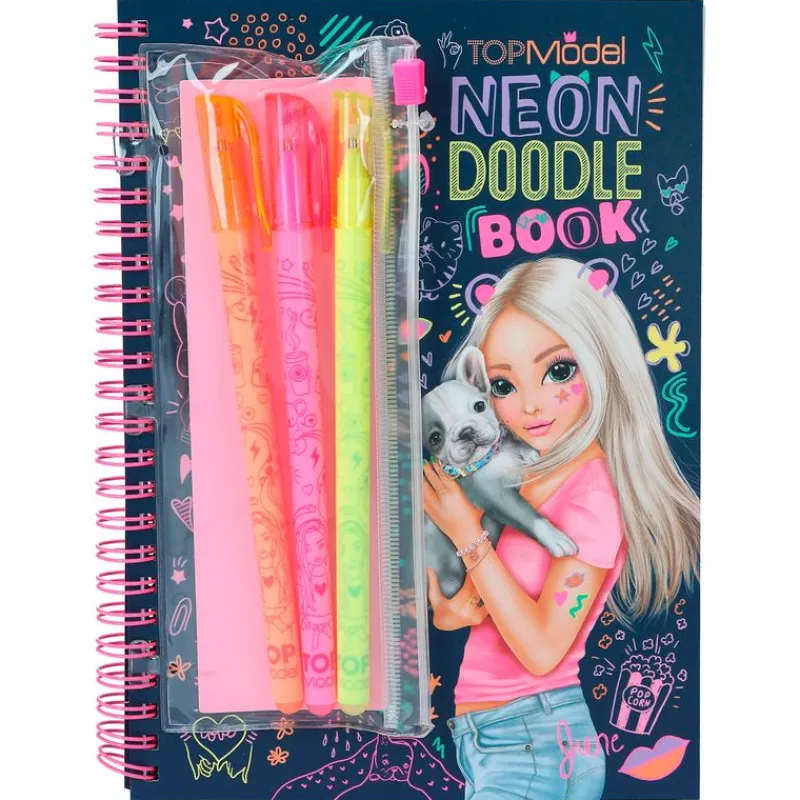 DEPESCHE Top Model Doddle Book Neón- Manualidades