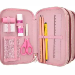 SELECCION DRIM Top Model Estuche Triple Lleno City Flowers- Escolar