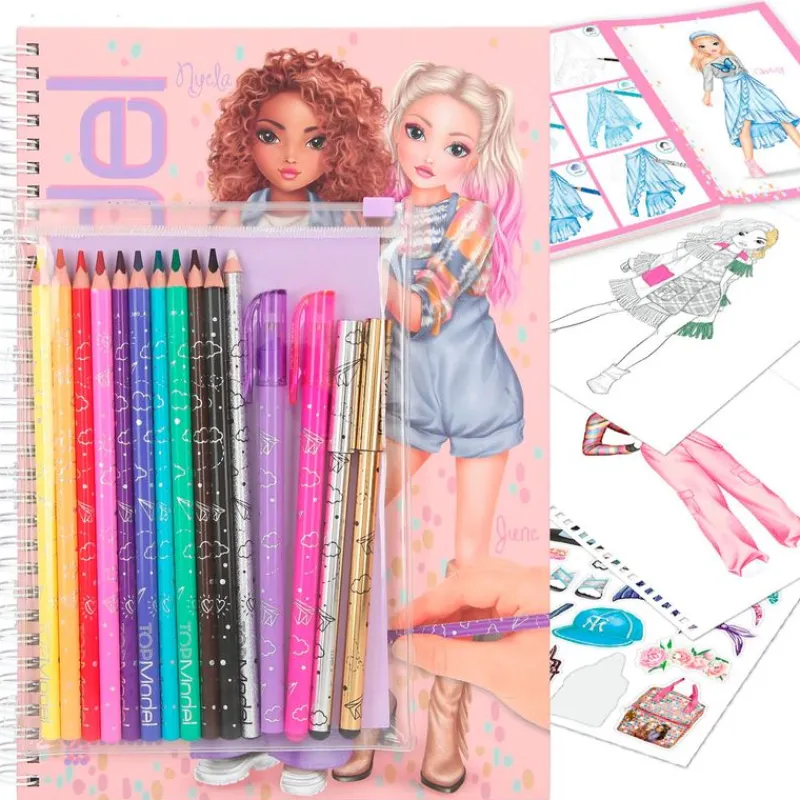 DEPESCHE Manualidades|Top Model Libro para Colorear