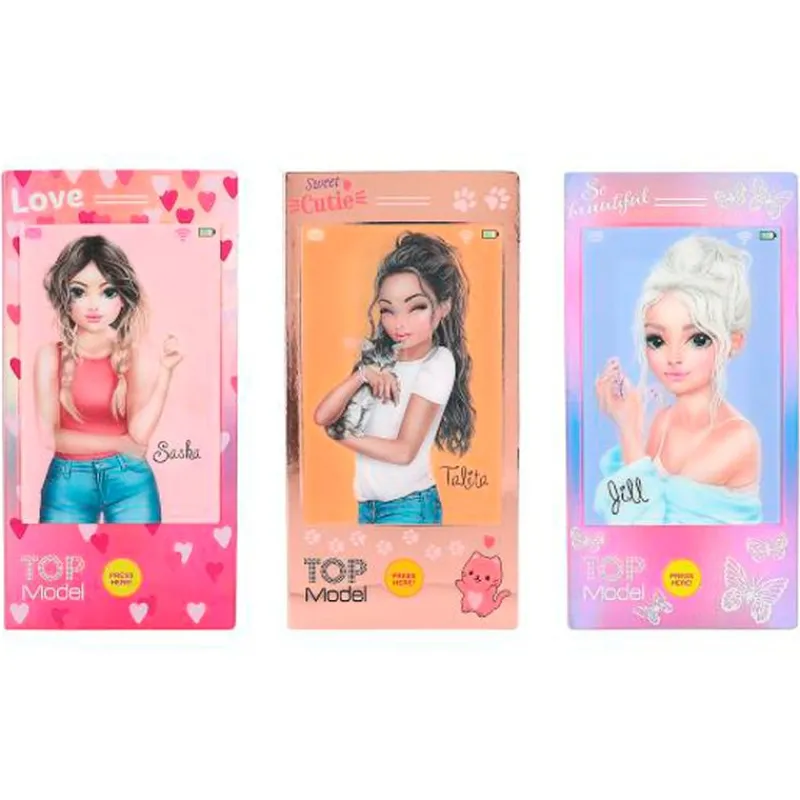 DEPESCHE Escolar|Top Model Mini Libreta de Colorear con Música STD