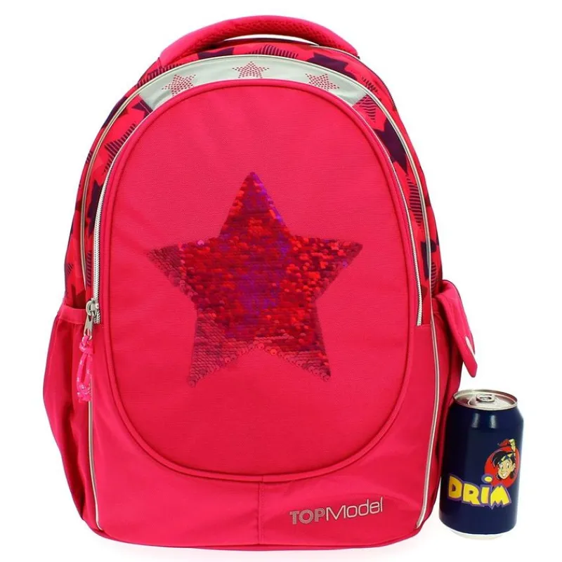 SELECCION DRIM Escolar|Top Model Mochila Rosa Estrella