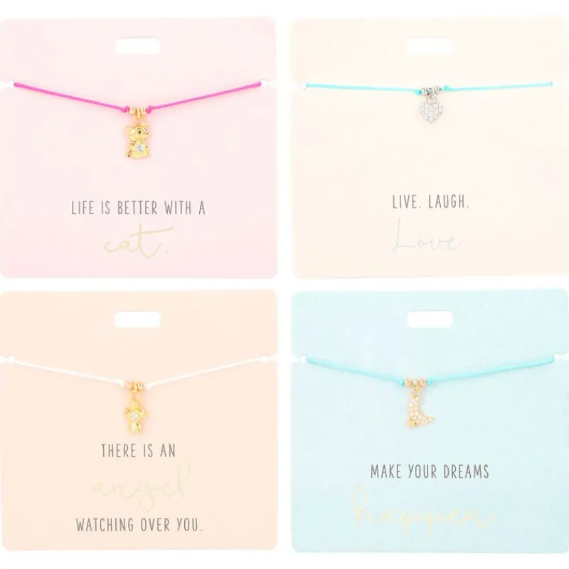 SELECCION DRIM Top Model Pulsera con Colgantes Surtida- Ropa Y Complementos