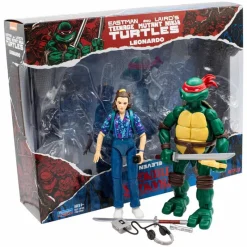 BANDAI Tortugas Ninja vs Stranger Things Pack Figuras STD- Figuras Películas Y Series|Halloween