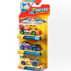 MAGIC BOX Manualidades|T-Racers Mix N Race Pack 3 Vehículos Surtidos