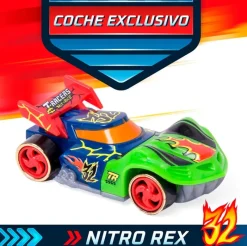 MAGIC BOX T-Racers Mix ‘N Race Volcanosaurus Pista- Vehículos, Trenes Y Parkings