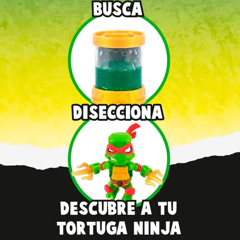 FAMOSA Manualidades|Figuras Y Figuras De Acción|Treasure X Sewer Tortugas Ninja Sorpresa