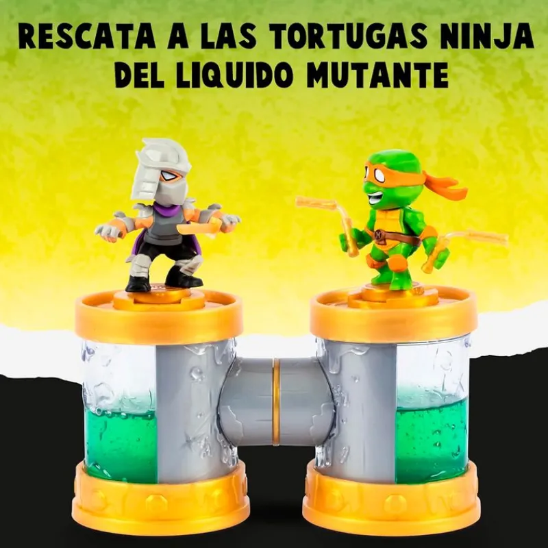 FAMOSA Manualidades|Figuras Y Figuras De Acción|Treasure X Sewer Tortugas Ninja Sorpresa