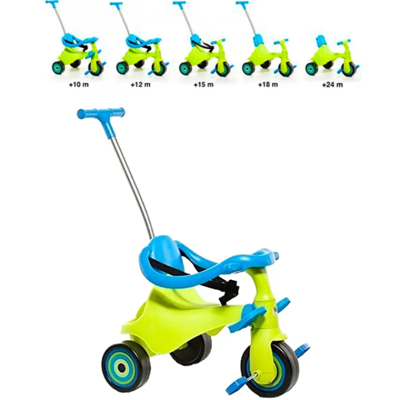 MOLTO Triciclo Urban Trike II Verde- Bicicletas, Correpasillos Y Triciclos