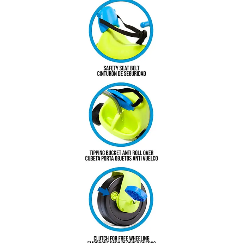 MOLTO Triciclo Urban Trike II Verde- Bicicletas, Correpasillos Y Triciclos