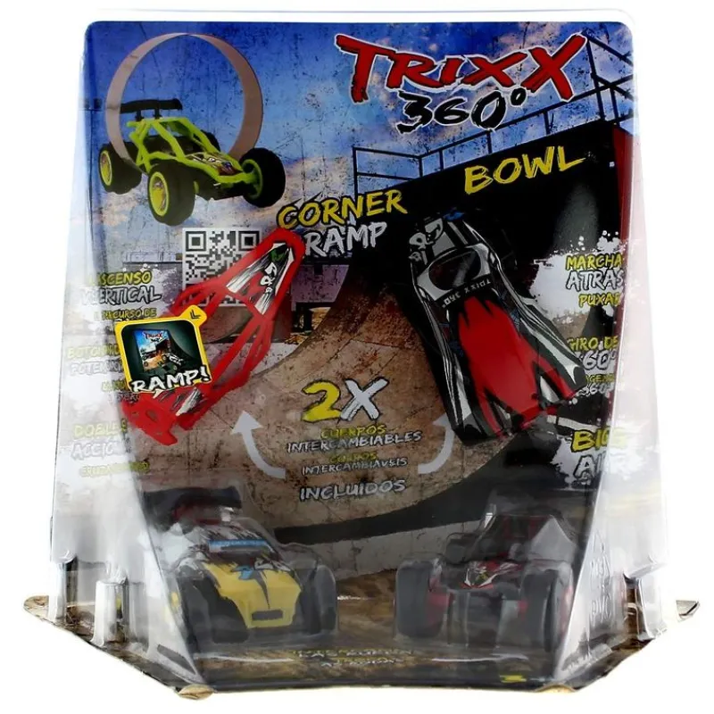CIFE Trixx 360 Half Pipe Rojo- Vehículos, Trenes Y Parkings