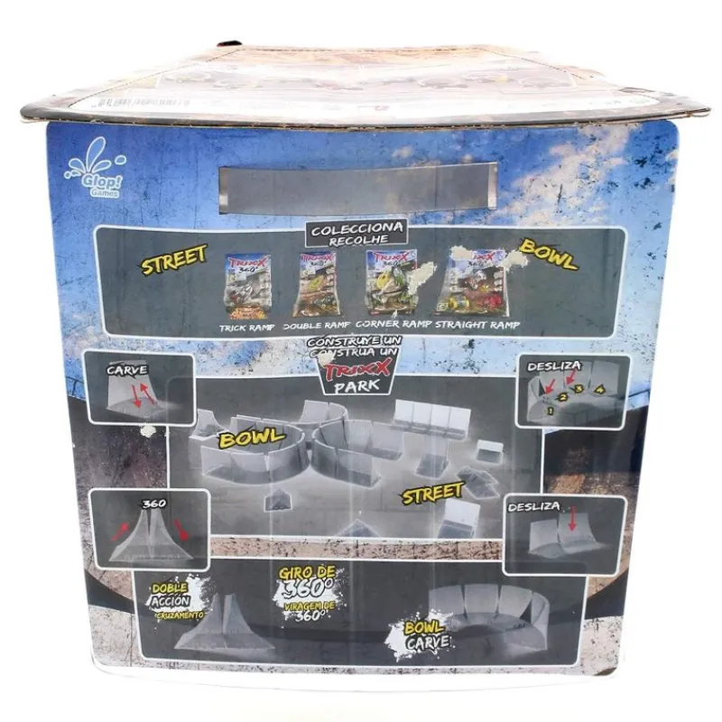 CIFE Trixx 360 Half Pipe Rojo- Vehículos, Trenes Y Parkings