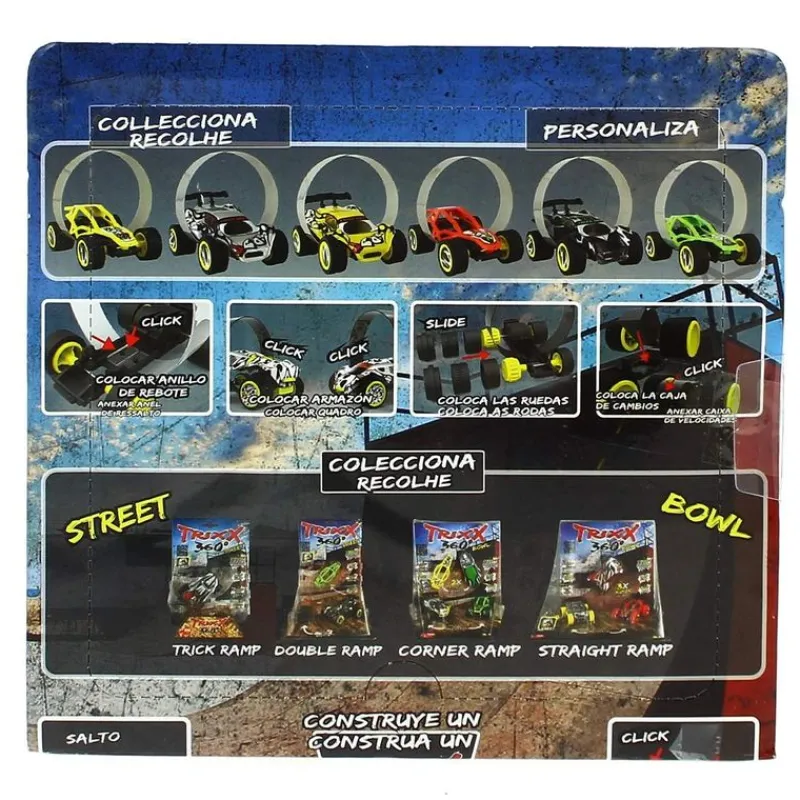 CIFE Trixx 360 Rampa Doble Gris- Vehículos, Trenes Y Parkings