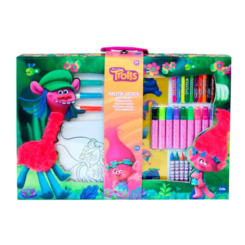 CIFE Trolls Maletín Artista- Manualidades