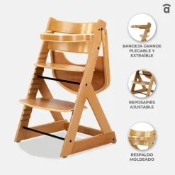 ASALVO Tronas|Juegos De Madera|Trona Madera Pinocchio