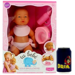 DRIM DISCOUNT Tu Bebé Babero y Pañal- Muñecas