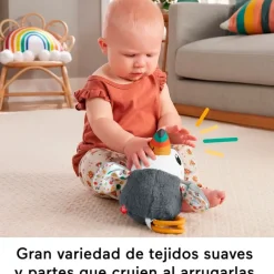 FISHER PRICE Sonajeros|Primera Infancia Y Preescolar|Tucán Aletea y Vuela Peluche para Colgar