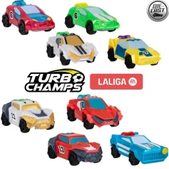 IMC Vehículos, Trenes Y Parkings|Turbo Champs LaLiga Playset Surtido