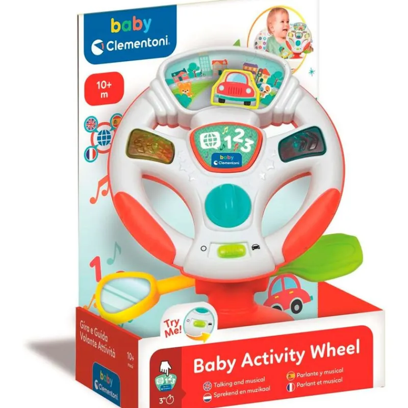 CLEMENTONI Primera Infancia Y Preescolar|Turn & Drive Volante de Actividades