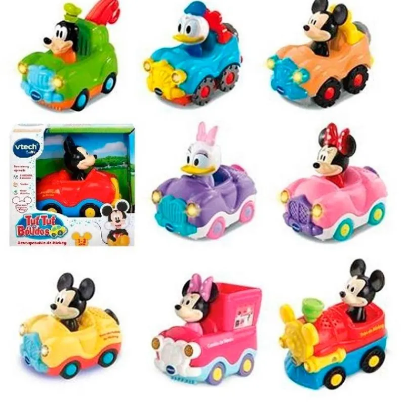 VTECH Vehículos, Trenes Y Parkings|Tut Tut Bólidos Mickey Mouse Vehículo Surtido