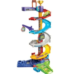 VTECH Tut Tut Bólidos Pista Super Tornado- Vehículos, Trenes Y Parkings|Primera Infancia Y Preescolar