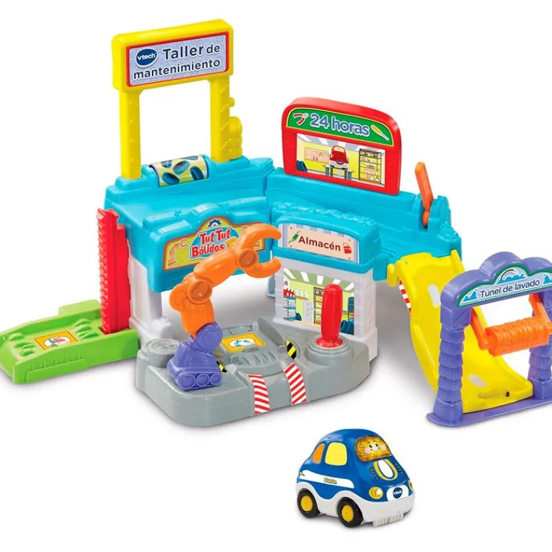 VTECH Tut Tut Bólidos Taller de Mantenimiento- Vehículos, Trenes Y Parkings