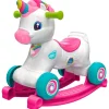 CLEMENTONI Unicornio Balancín Interactivo Rosa- Bicicletas, Correpasillos Y Triciclos
