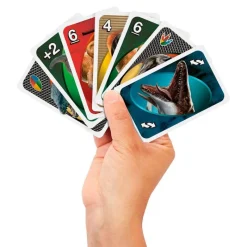 MATTEL UNO Jurassic World Juego Cartas- Juegos De Mesa