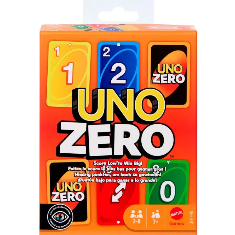 MATTEL Juegos De Mesa|UNO Zero Juego Cartas