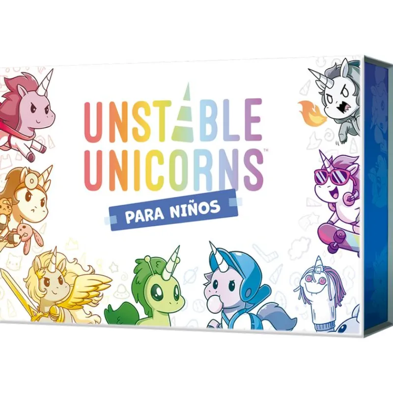 ASMODEE Unstable Unicorns para Niños- Juegos De Mesa|Amigos Y Familia