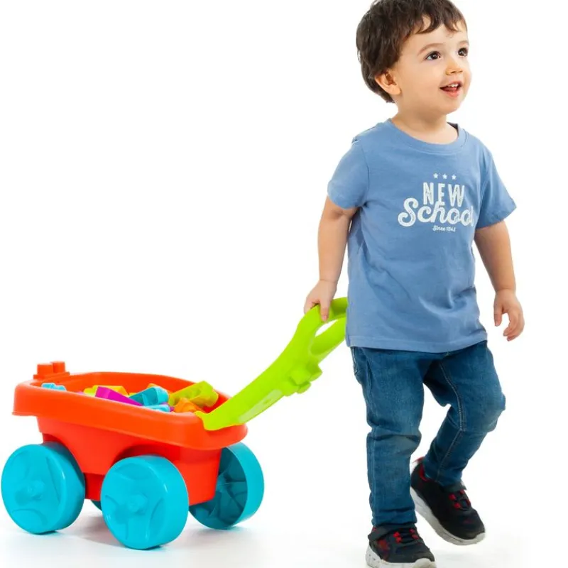 MOLTO Puzzles Y Construcciones|Vagón de Bloques Portátil