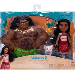 JAKKS PACIFIC Vaiana 2 Pack Regalo Pequeño Viajero- Muñecas